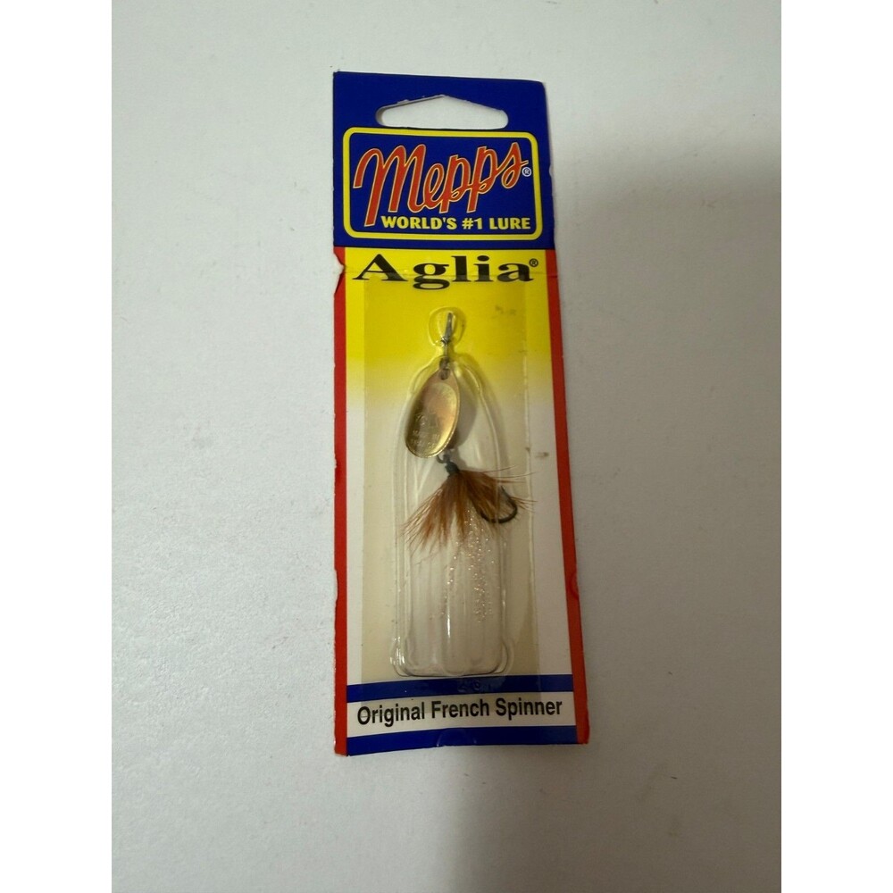 Mepps Aglia B1ST S-W 1/8 Oz Spinner Squirrel Tail Silver Blade